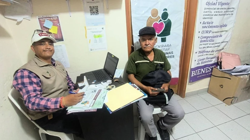 Habrá entrega de tarjetas del Banco Bienestar para la pensión de Adultos Mayores y de Mujeres Bienestar. Foto: Cortesía