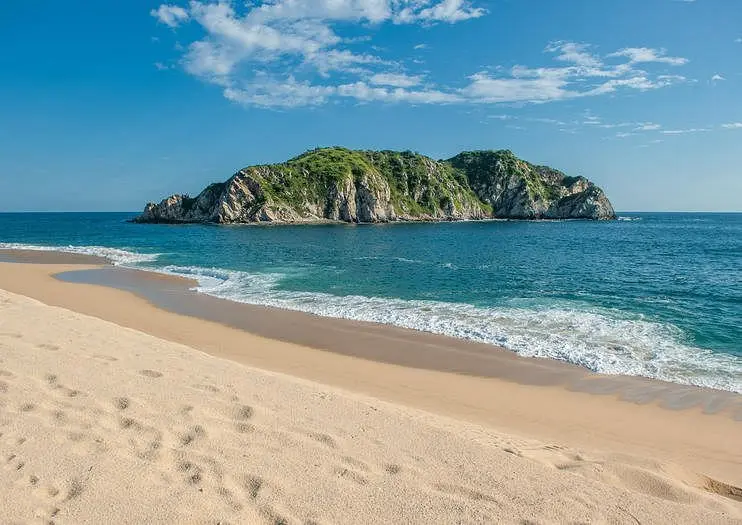 El filme uso como escenario la Bahía de Cacaluta. Foto: Cortesía