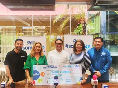 Mesa de la Filantropía entrega más de 25 mil pesos a OYE IAP con apoyo de Cayenna Cocina del Mundo