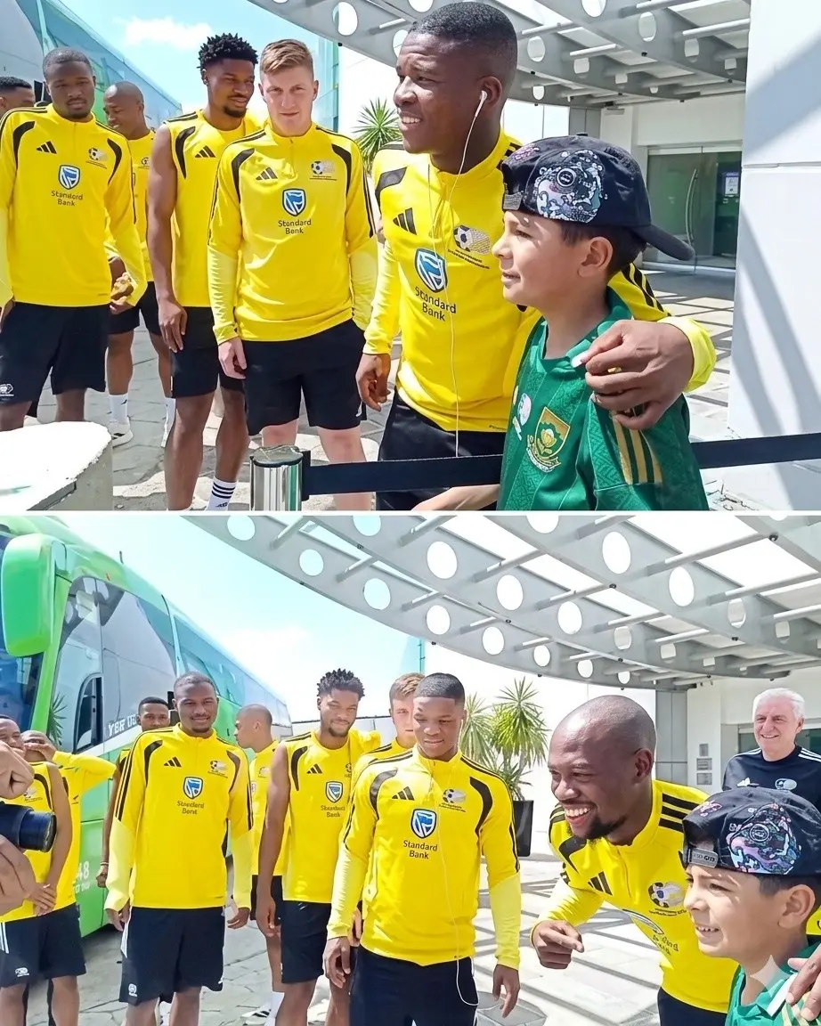 El gesto de los jugadores de Sudáfrica con un niño mexicano que emocionó antes del Mundial 2026