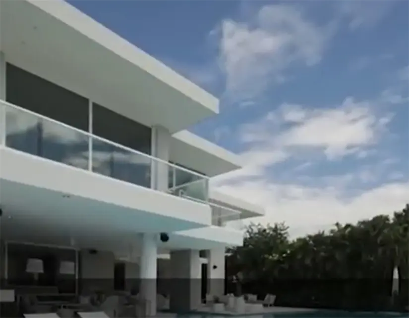 La residencia es fruto de la exitosa carrera del exportero mexicano.