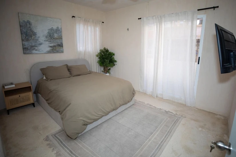 Viviendas del Bienestar con diseño de 60 metros cuadrados con 2 habitaciones. Foto: Cortesía