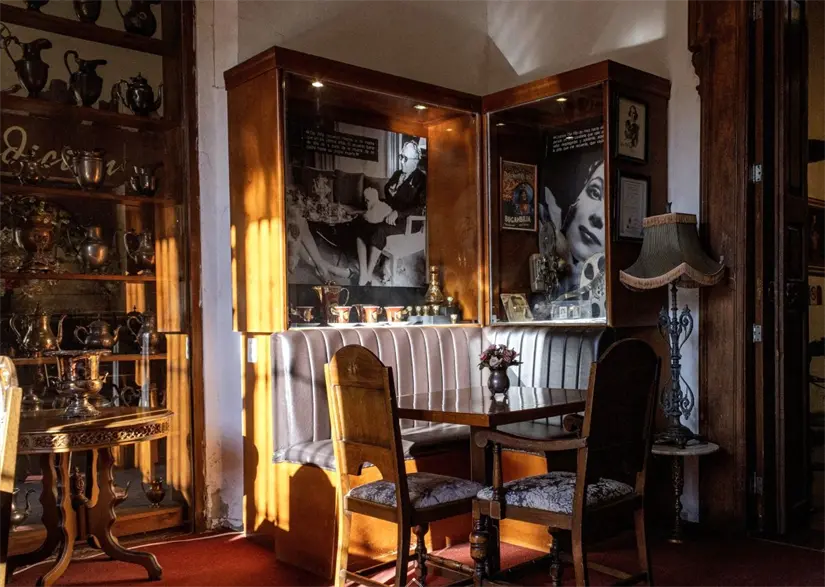 Así es la casa donde pasó su infancia Dolores del Río. Foto: Mendoza Restaurante Antiguo