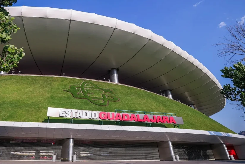 El Estadio Guadalajara albergará cuatro encuentros de la fiesta mundialista.