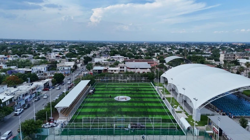 Con este programa se entregarán más de 4 mil 200 canchas deportivas en todo el país.