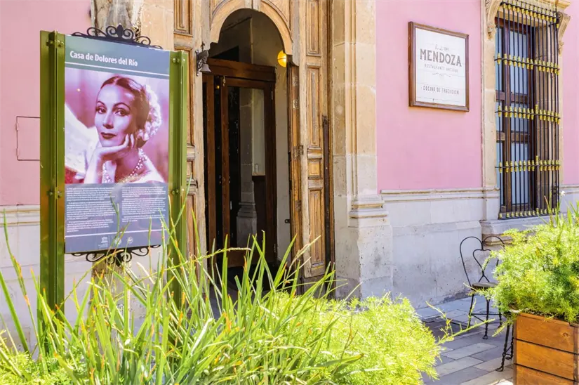 La casa donde nació actriz Dolores del Río en Durango. Foto: Mendoza Restaurante Antiguo
