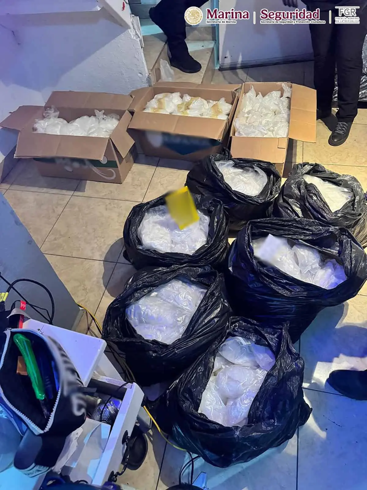 Más de 3 millones de dosis de metanfetamina no llegarán a las calles tras operativo federal