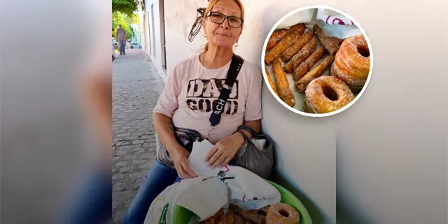 Todos la conocen por sus gaznates en Cosal&aacute;, pero su verdadera historia conmueve a quien la escucha