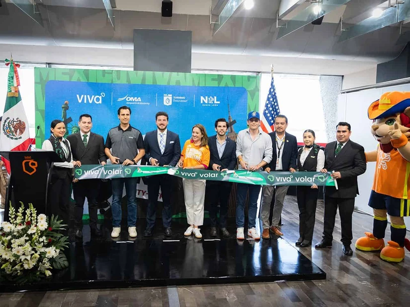 Inicia operaciones la ruta de vuelo Monterrey-Nueva York. Foto: Cortesía