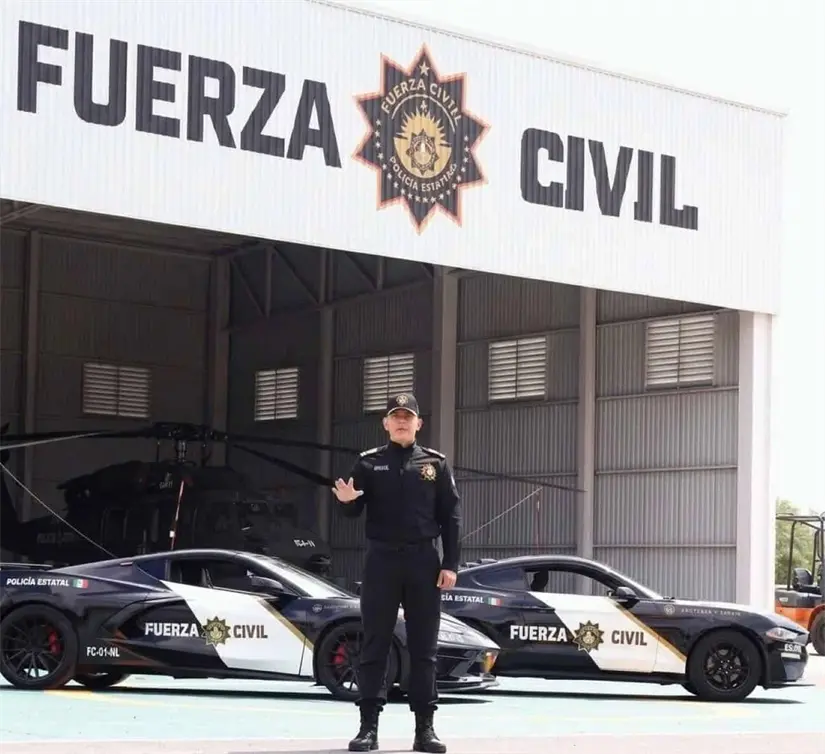 Nuevas unidades de exhibición de la Guardia Civil en Nuevo León. Foto: Cortesía