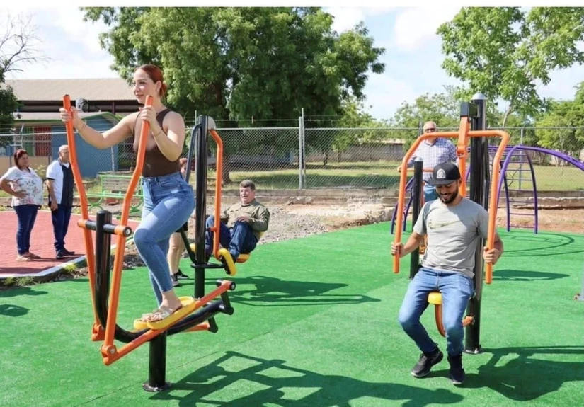 Los gimnasios al aire libre fomentan la activación física y el bienestar de personas de todas las edades. Foto: Cortesía/TBN
