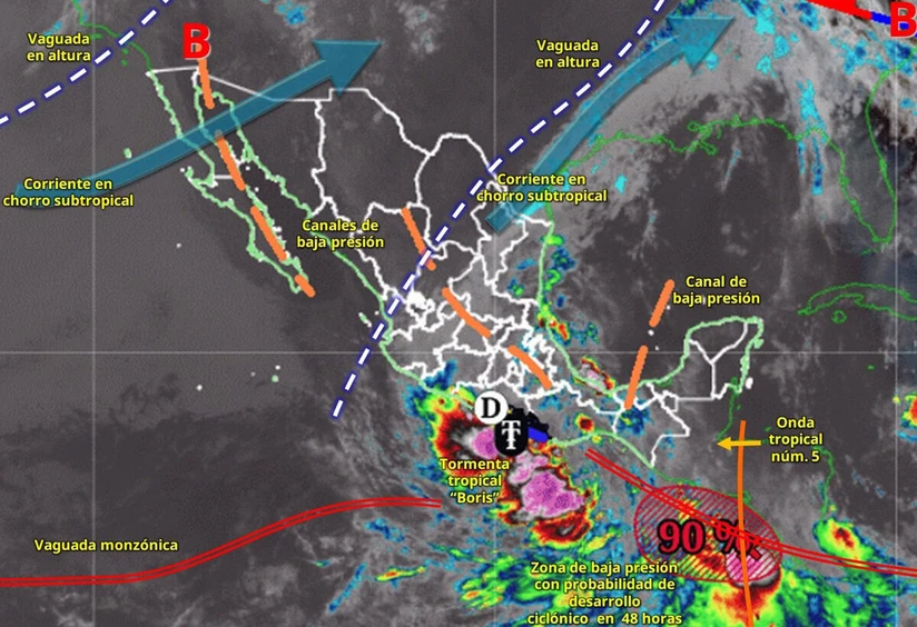 En el noroeste del estado predominará el ambiente caluroso. Imagen: Conagua