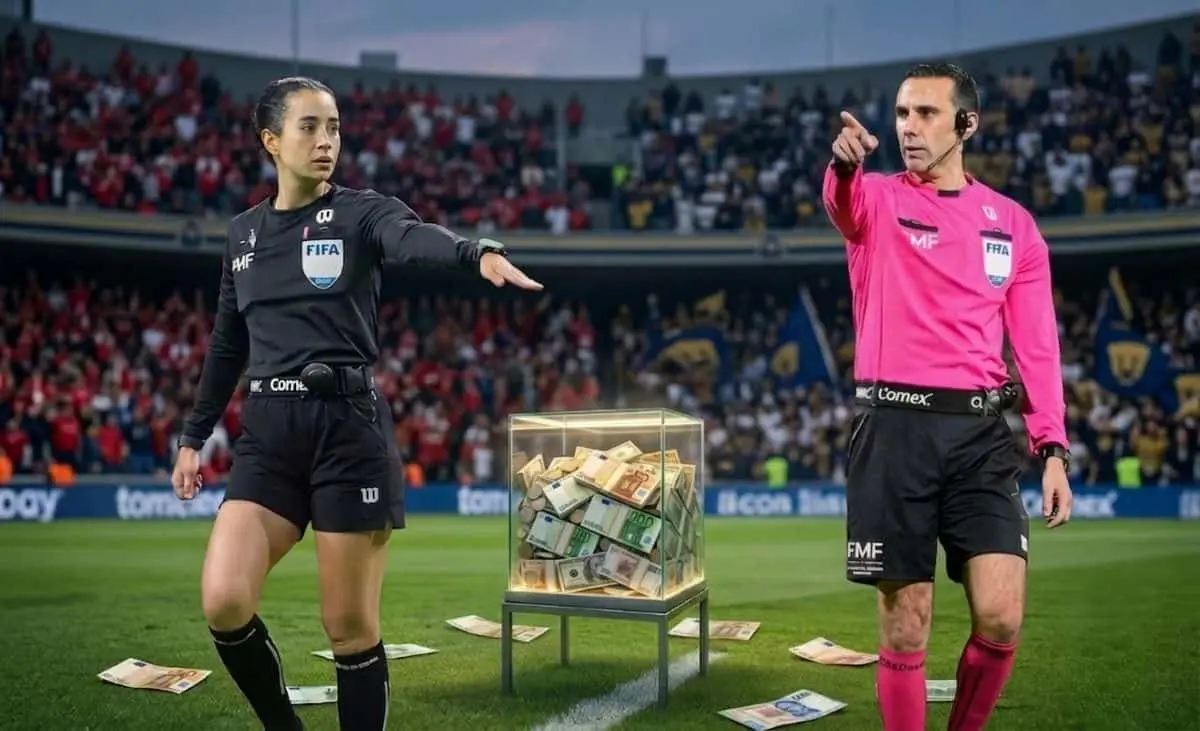 El salario que recibirán los árbitros mexicanos en el Mundial. Foto: Facebook/Cortesía