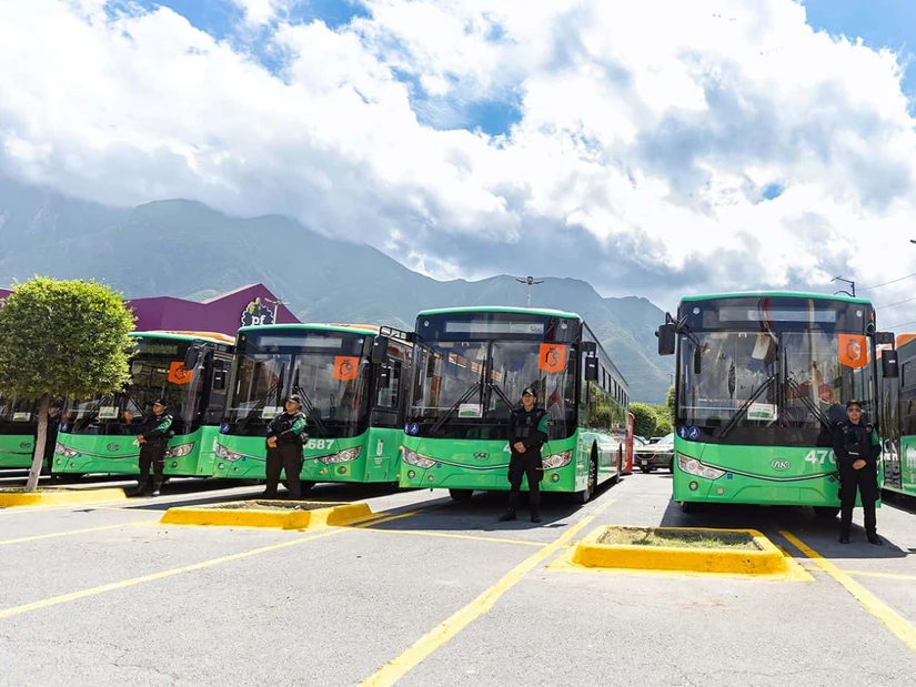 Modernizan transporte en Nuevo León. Foto: Cortesía