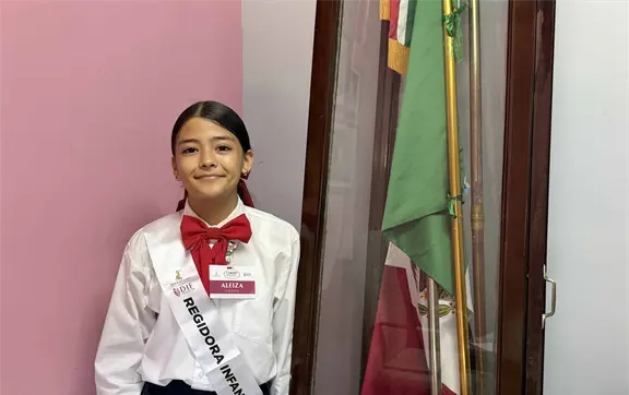 De la primaria Democracia al Cabildo Infantil de Mazatl&aacute;n: Aleiza Junyra es la voz infantil que impulsa la participaci&oacute;n desde Ur&iacute;as
