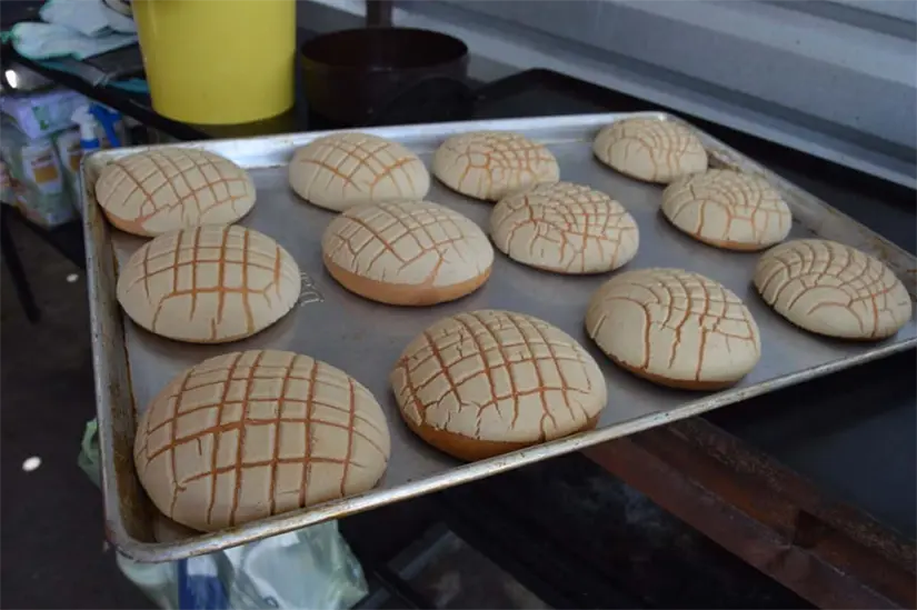 Las deliciosas y tradicionales conchas son las más pedidas por los clientes