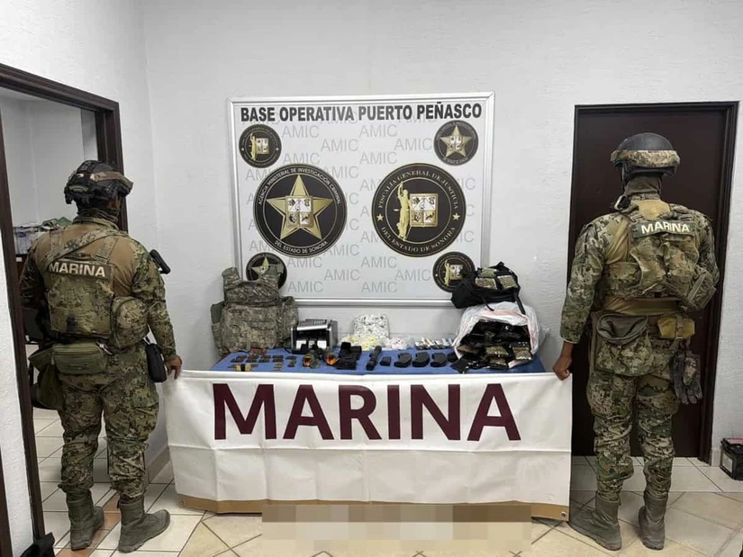 Un operativo en Puerto Peñasco terminó con cuatro detenidos y cientos de dosis de droga aseguradas