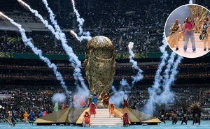 Belinda impacta con un look de 80 mil cristales durante la inauguración del Mundial 2026
