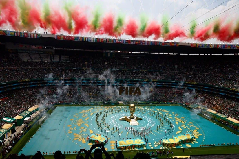 Ceremonia de inauguración del Mundial en México. Rodrigo Oropeza/AFP