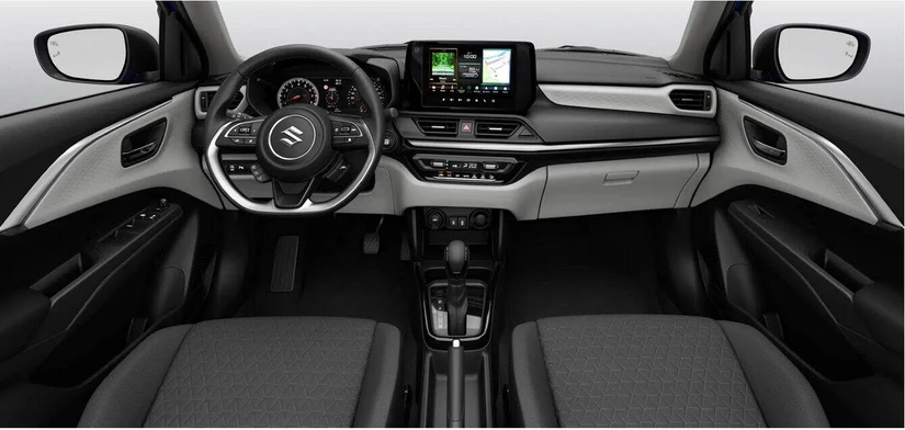 Interior del Suzuki Swift Boostergreen 2026. Foto: Cortesía