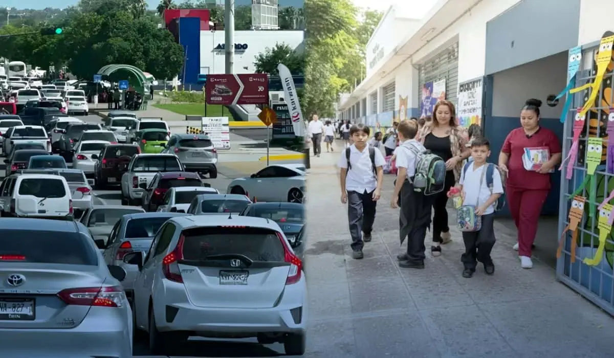 Miles de estudiantes en Culiacán realizan sus trayectos escolares caminando, una práctica tan frecuente como el uso del automóvil particular