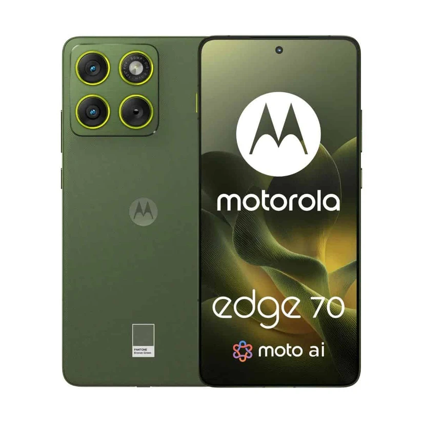 Motorola Edge 70 con pantalla pOLED de 6,6 pulgadas. Foto:C Cortesía