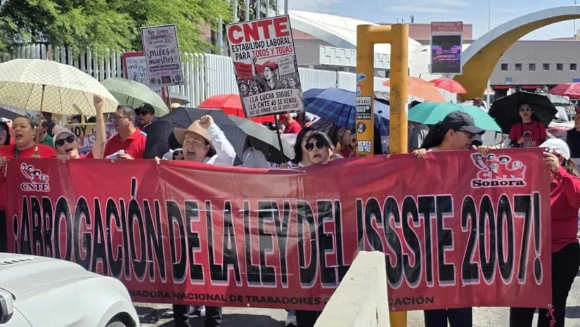 La principal demanda de la CNTE es la abrogación de la Ley del ISSSTE 2007.