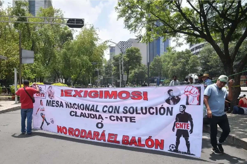 El magisterio asegura que continuará protestando hasta que sus demandas sean atendidas.
