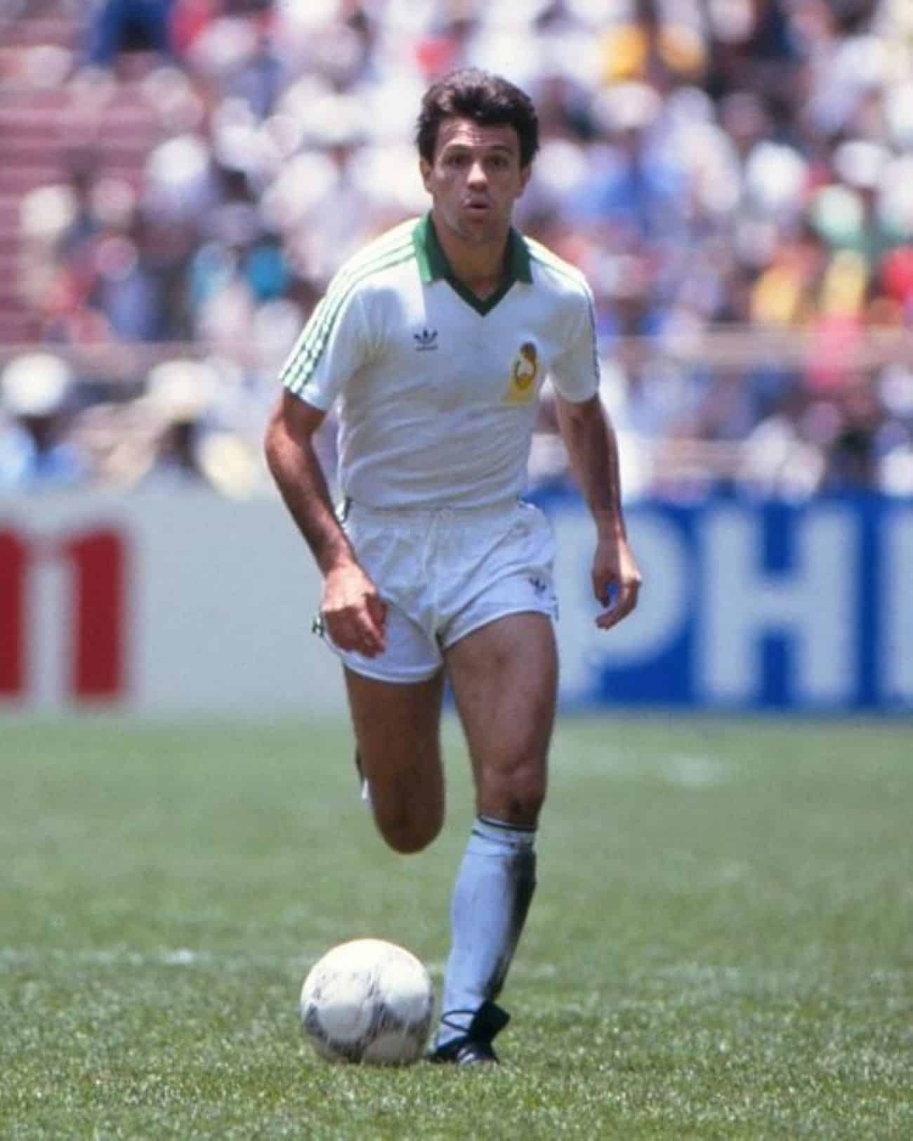 Javier Aguirre durante el Mundial de 1986. Foto: Uniformes Selección Mexicana