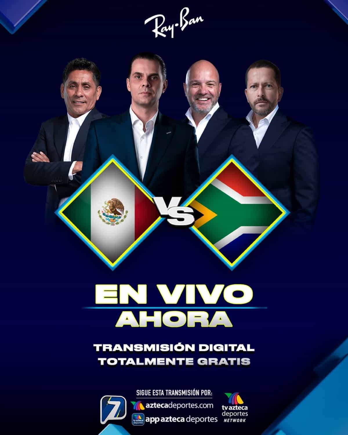 TV Azteca arrasa con el raiting del primer juego de México en el Mundial. Foto: Cortesía