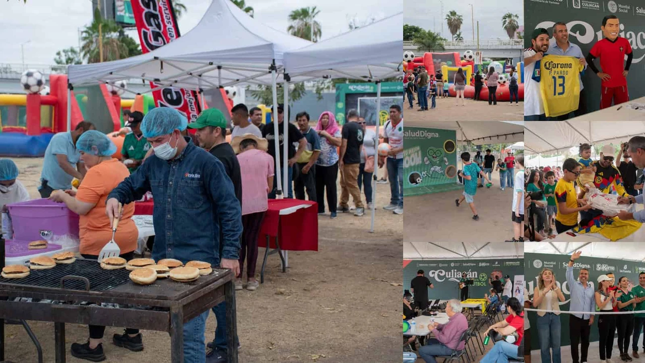 Niñas, niños, jóvenes y familias disfrutaron de “La Fiesta del Fútbol”, una jornada que convirtió al deporte en un puente para la convivencia, la alegría y la inspiración. Foto: Ayuntamiento de Culiacán