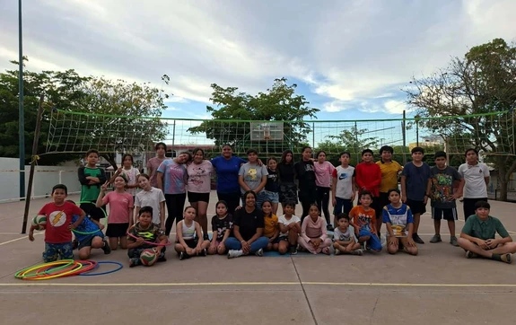 La Unidad Deportiva 7 Gotas en Culiac&aacute;n se convierte en una escuela de paz para ni&ntilde;as y ni&ntilde;os