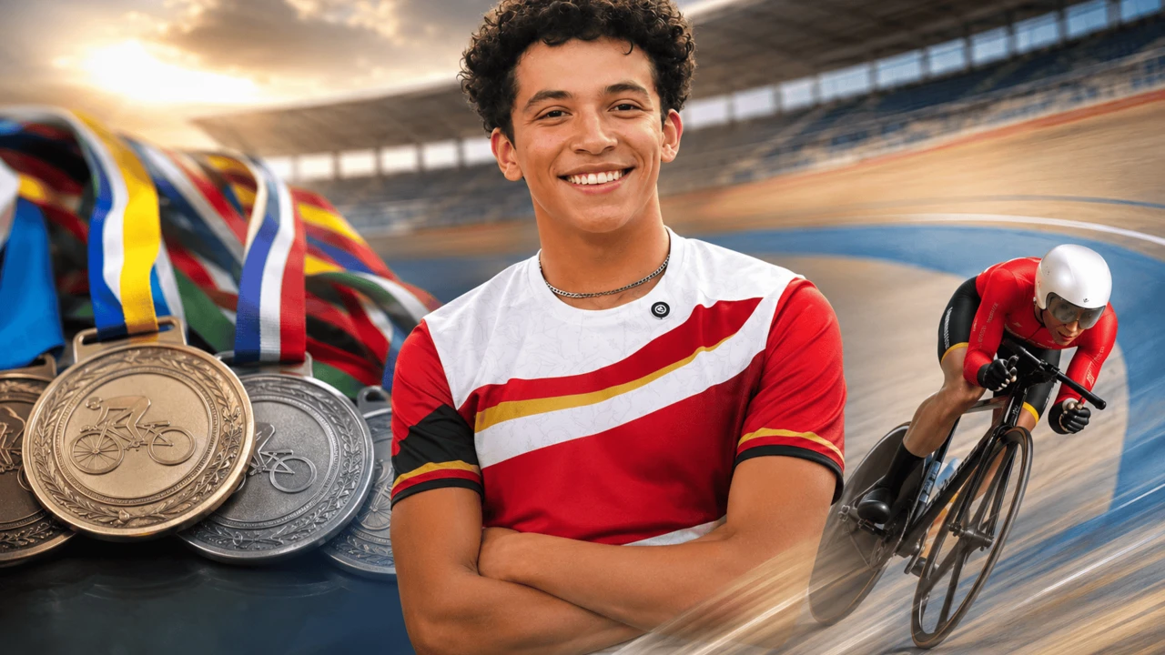 Máximo Caleb Estrada Urrea, joven ciclista culiacanense, avanza con disciplina, talento y perseverancia en la ruta hacia sus sueños deportivos, convirtiéndose en un orgullo para Sinaloa y México. Foto: Cortesía/TBN