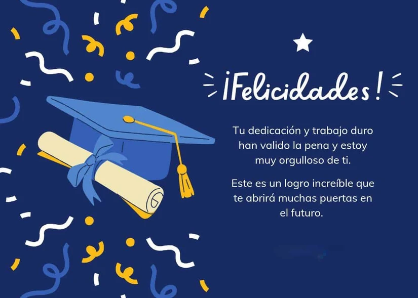 Lindos mensajes de graduación. Foto: Pinterest