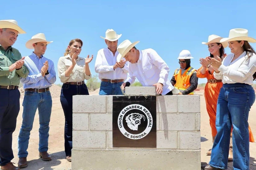 Inicia la construcción de un Centro Integral Ganadero en Sonora. Foto: Cortesía