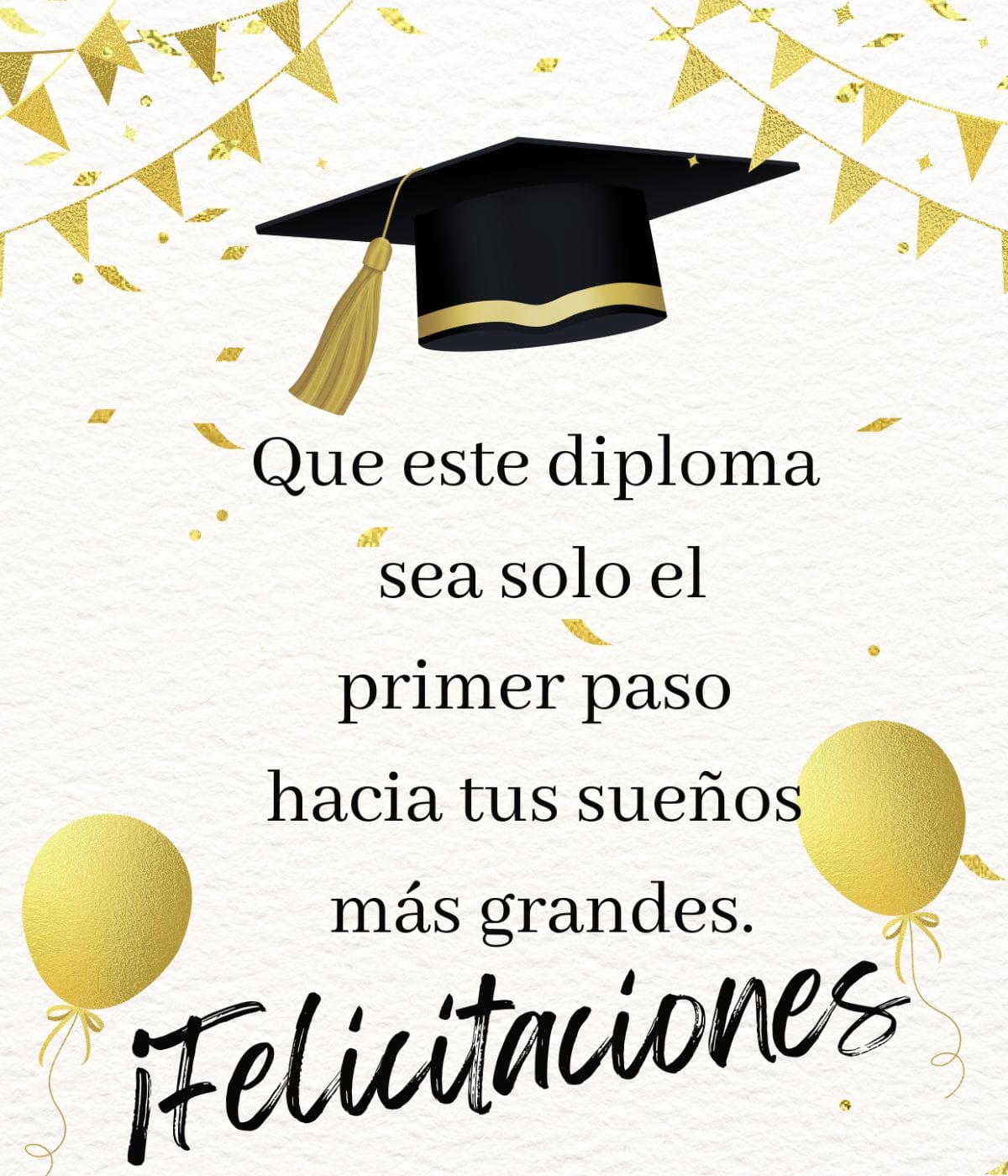 Mensajes lindos de graduación. Foto: Cortesía