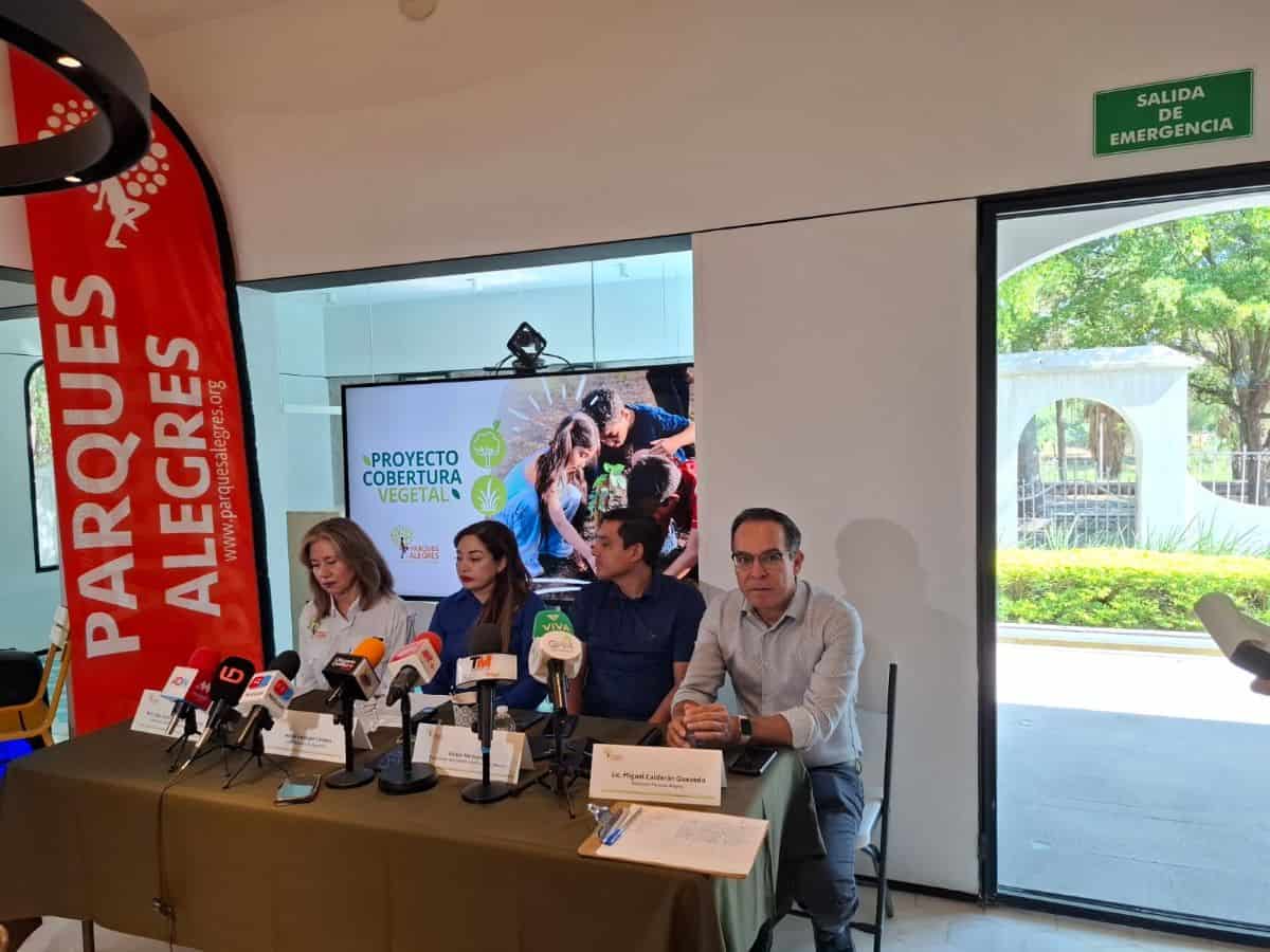 Representantes de Parques Alegres presentaron el programa de Coberturas Verdes 2026 para fortalecer los espacios públicos de Culiacán.