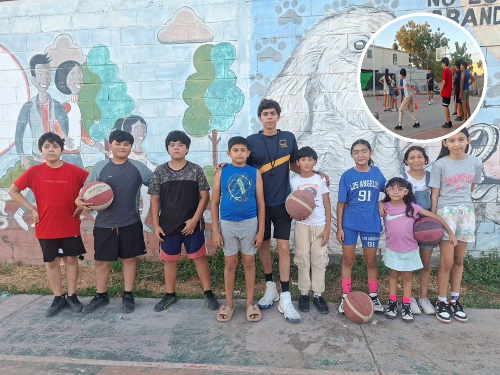 Clases gratuitas de b&aacute;squetbol construyen paz y fortalecen el coraz&oacute;n de la comunidad en la unidad deportiva Villa Bonita–Balcanes en Culiac&aacute;n