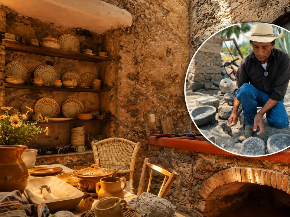 Pocos lo conocen, pero en este pueblo de San Luis Potos&iacute; los molcajetes a&uacute;n se elaboran como hace cientos de a&ntilde;os