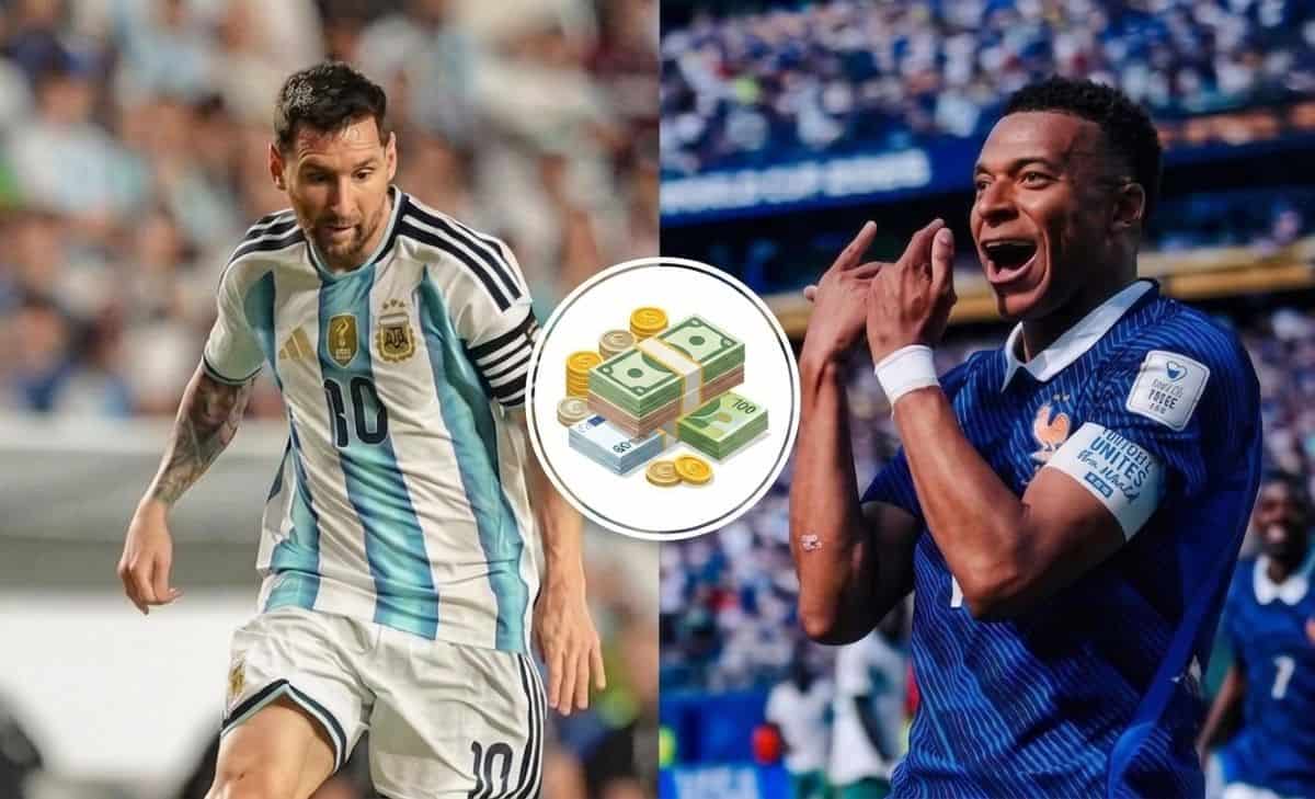 La fortuna que han acumulado Messi y Mbappé. Foto: Instagram
