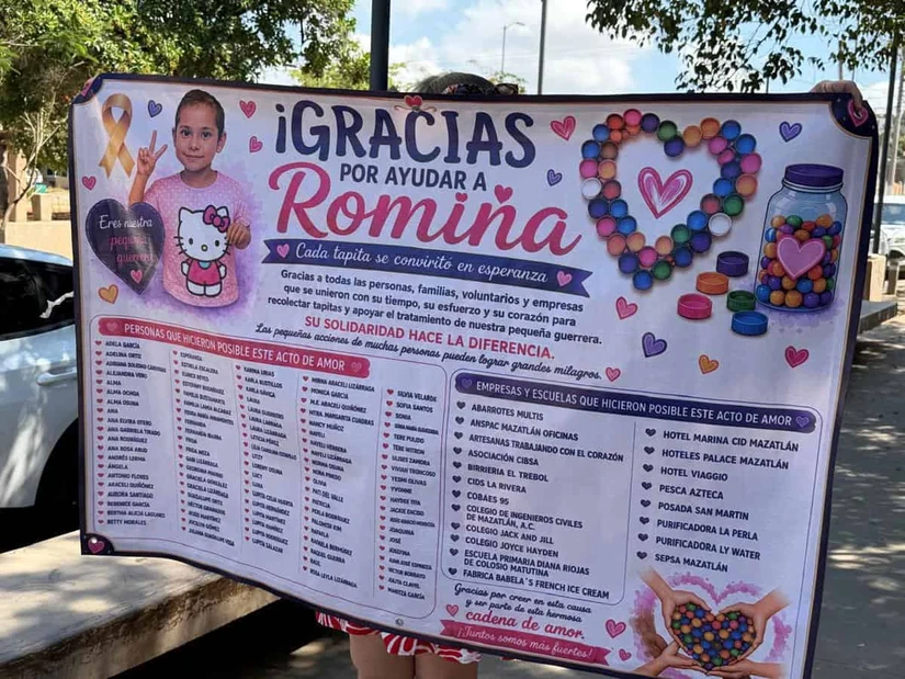 Escuelas, empresas. ciudadanos y familias enteras se unieron a la campaña de recolección de tapitas para apoyar a la familia de Romina
