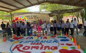 Romina recibe el cariño de su comunidad en el cierre de “Tapitas de Esperanza”