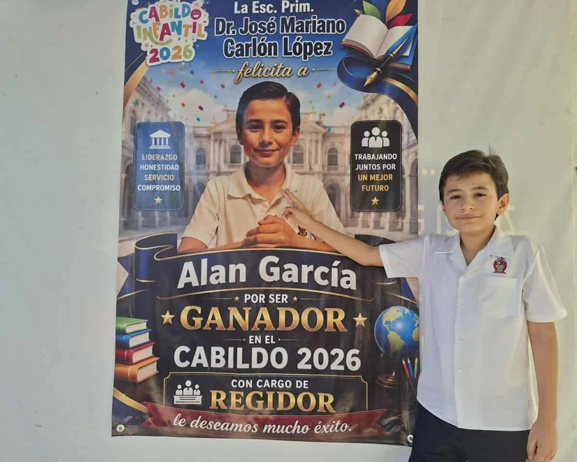 Alan Heriberto García llevó al Cabildo Infantil 2026 una propuesta nacida del corazón: fortalecer a las familias para que más niñas y niños puedan crecer, jugar y soñar en paz. Foto: Juan Madrigal