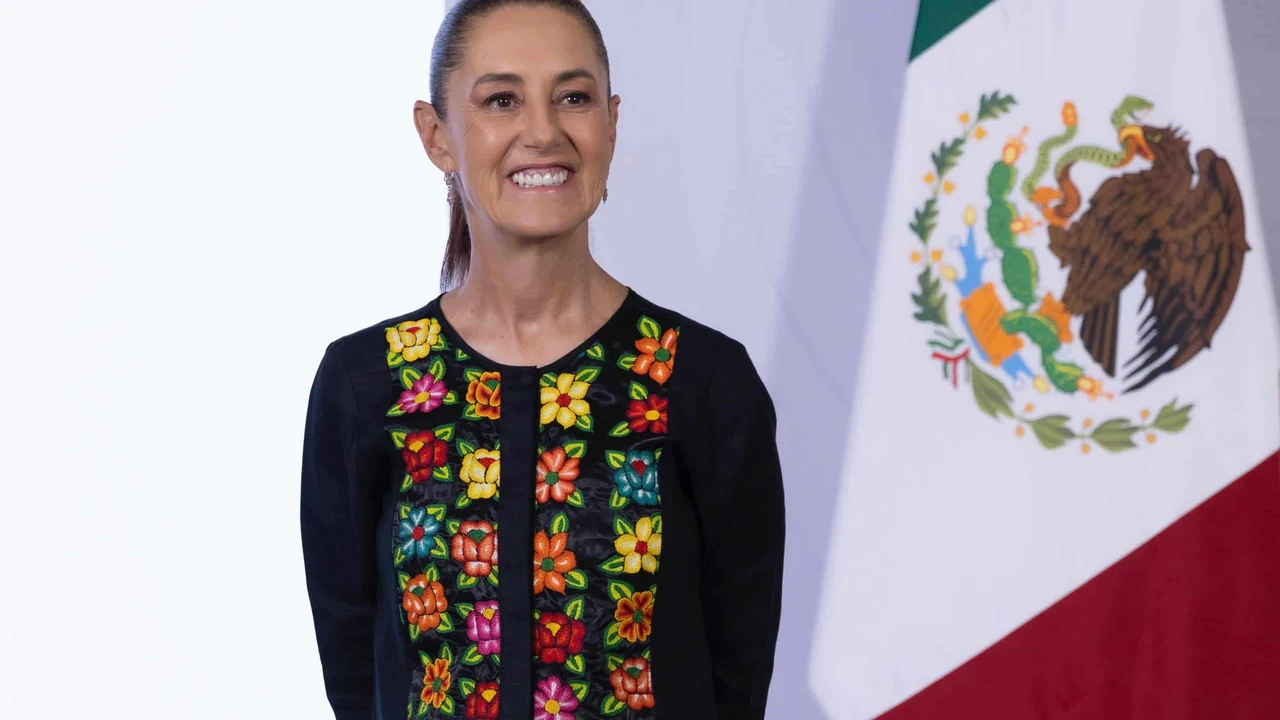 Claudia Sheinbaum durante La Mañanera de este viernes 19 de junio del 2026.