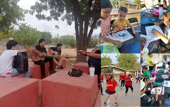 El Parque es M&iacute;o fortalece el desarrollo de la ni&ntilde;ez con talleres gratuitos en la colonia 5 de Febrero en Culiac&aacute;n