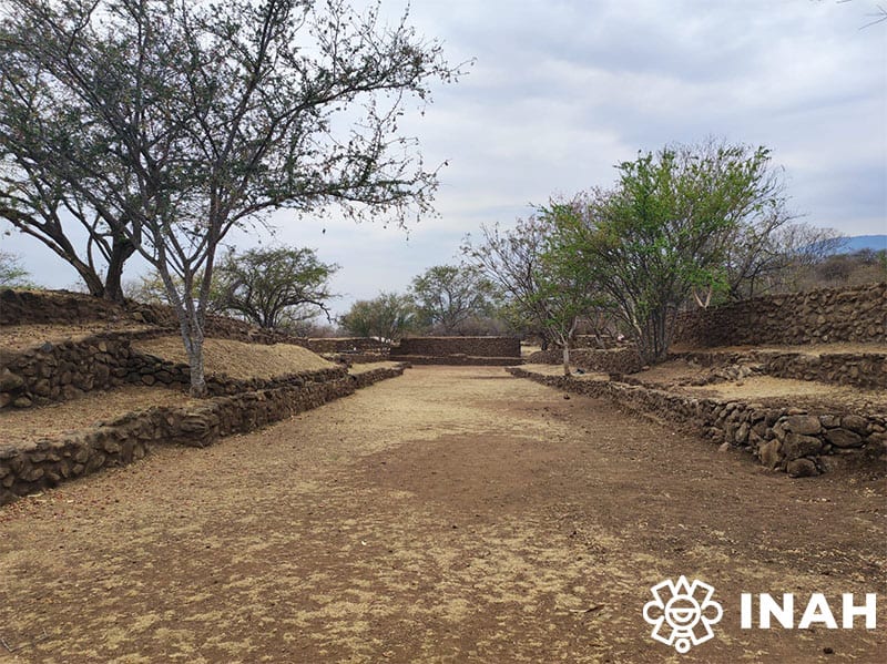 Juego de Pelota Grande de la Zona Arqueolo´gica de Guachimontones. Foto CINAH Jalisco.