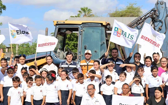 Gobierno de Elota inicia construcci&oacute;n de m&oacute;dulo sanitario en primaria Ignacio Allende