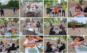 Talleres gratuitos de arte, deporte y apoyo escolar en la Unidad Deportiva La Florida en Culiacán 