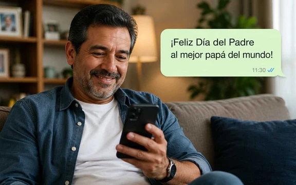D&iacute;a del Padre 2026: Frases para felicitar a tu t&iacute;o favorito