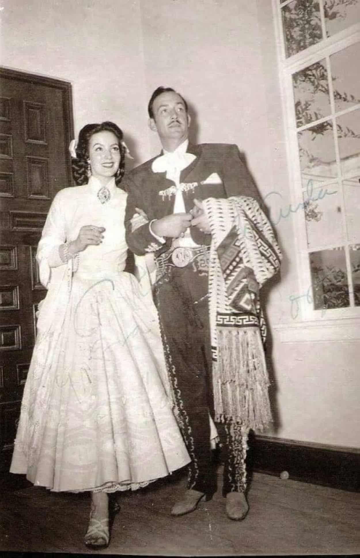 Así lucía Jorge Negrete y María Félix durante su boda en 1952. Foto: Cortesía